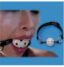 Белый дышащий  для рта Breathable Ball Gag