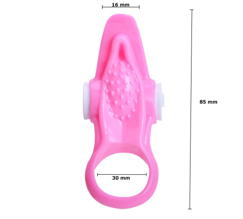 Ерекційні кільце з вібрацією Язик