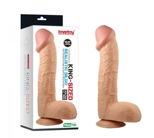 Реалистичный большой масажер Legendary King Sized Realistic Dildo 10.5