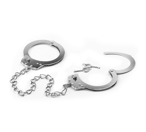 Металлические наножники на цепи Fetish Pleasure Metal Leg Cuffs