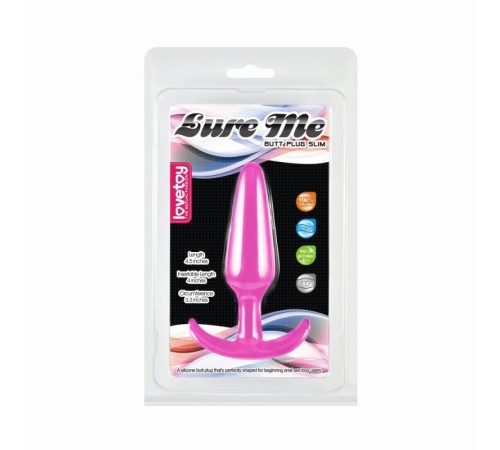 особиста пробка розовая с рукояткой Lure Me Classic Anal Plug Small