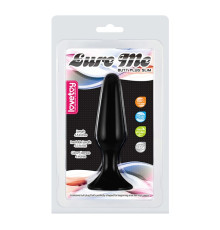 Черная особиста пробка Lure Me Silicone Anal Plug Large