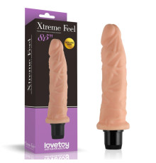 Высокоскоростной вибратор телесного цвета Xtreme Feel Cyberskin Vibrator