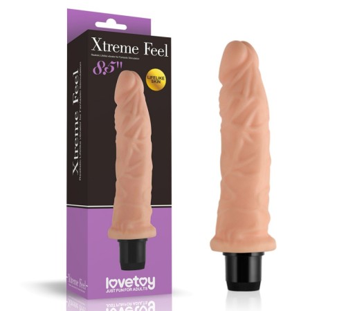 Высокоскоростной вибратор телесного цвета Xtreme Feel Cyberskin Vibrator