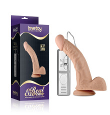 Масажер на присоске Real Extreme Vibrating Dildo 8.5