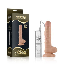 Реалистичный вибратор на присоске Real Extreme Vibrating Dildo 8.5