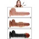 Реалистичный вибратор на присоске Real Extreme Vibrating Dildo 8.5