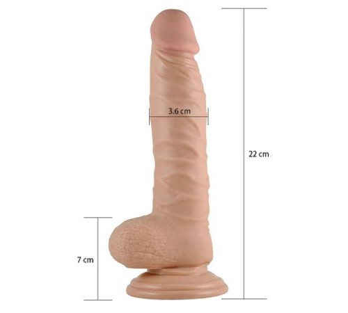 Фаллоимитатор на присоске реалистичный Real Extreme Dildo