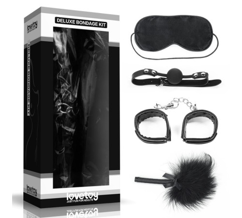 Набор для уальных ігор игр Deluxe Bondage Kit (маска, , наручники, тиклер)