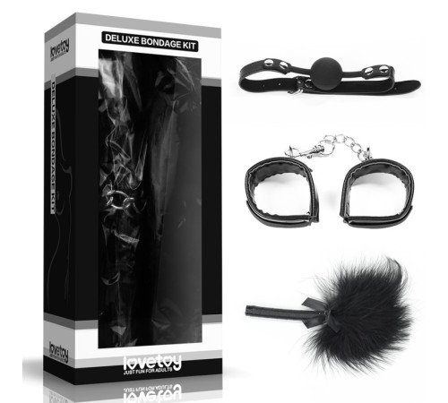 Набор для уальных ігор игр Deluxe Bondage Kit (, наручники, тиклер)