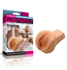 Реалистичный мастурбатор  с вибрацией Vibrating Pet Pussy