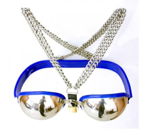 Unisex Fully Adjustable Stainless Steel Bra BLUE