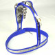 Male Fully Adjustable Model-T Stainless Steel Premium Chastity Device with Hole Cage Cover BLUE Plug