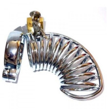 Metal Long Centipede Chastity Device with Two Rings