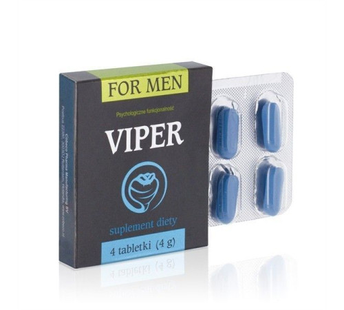 Препарат для стояня и эрекции Viper, 4шт