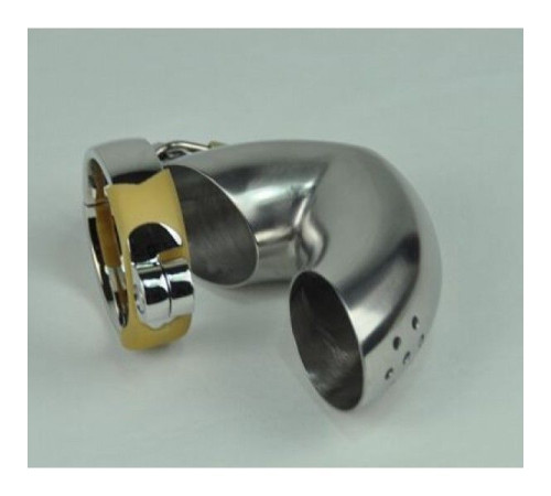 Plum blossom hole winding Male Chastity Device/ Stainless Steel Male Sprinkler Chastity Cage