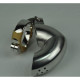 Plum blossom hole winding Male Chastity Device/ Stainless Steel Male Sprinkler Chastity Cage