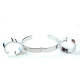 Unisex Luxury Stainless Steel Heavy Duty Neck-Wrist Siamese handcuffs