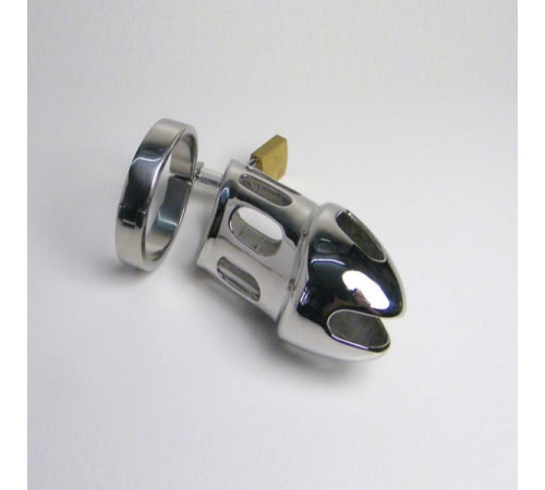 Stainless Steel Master Series Chastity Cage Design of multiple air vents