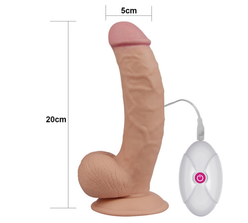 Масажер на присоске с пультом управления The Ultra Soft Dude Vibrating 8.5