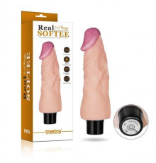 Масажер-реалистик Real Softee Vibrating Dildo 7.0