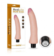 Реалистичный вибратор Real Softee Vibrating Dildo 9.0