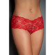 Красные кружевные озорные трусики Red Lace Naughty Knicker