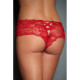 Красные кружевные озорные трусики Red Lace Naughty Knicker