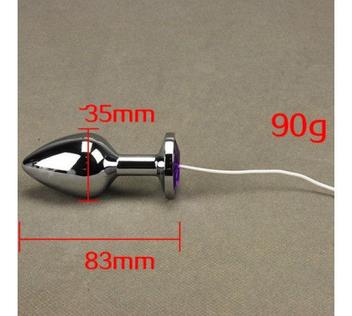 Электро- сочетание небольших анус пробка + средний анальную пробку