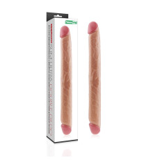 Двусторонний масажер King Size Realistic Slim Ultra Double Dildo