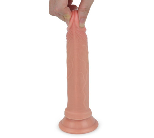 Фаллоимитатор из двойного слоя силикона Dual layered Platinum Silicone Cock