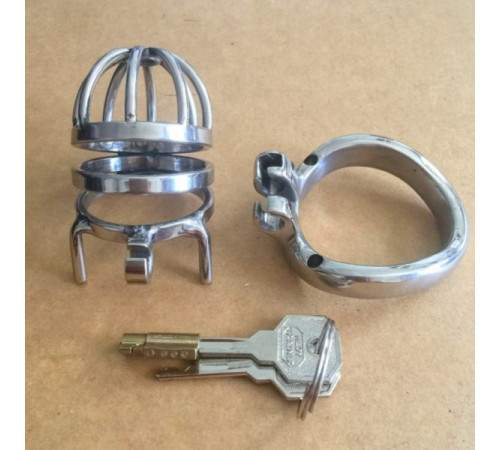 Stainless Steel Male Chastity Device / Stainless Steel Chastity Cage