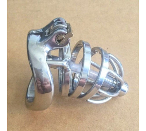 Stainless Steel Male Urethral Tube Chastity Device / Stainless Steel Chastity Cage