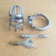 Stainless Steel Male Urethral Tube Chastity Device / Stainless Steel Chastity Cage