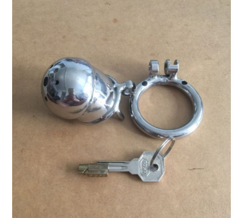 Stainless Steel Male Small Chastity Device / Stainless Steel Chastity Cage