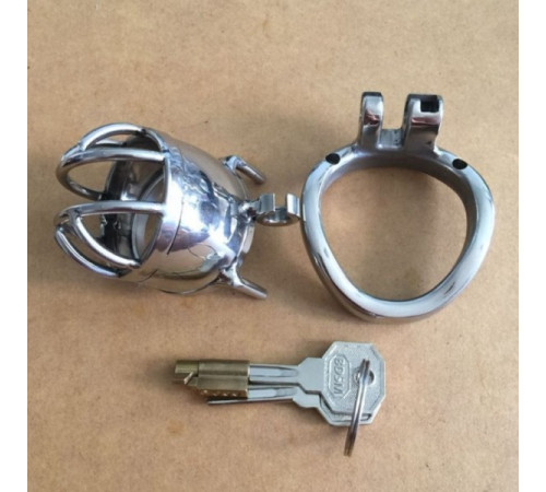 Stainless Steel Male Chastity Device / Stainless Steel Chastity Cage