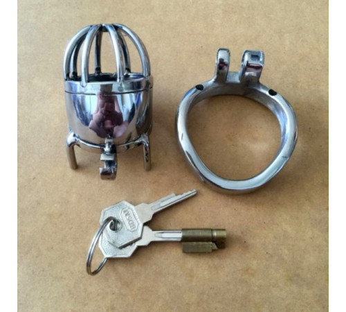 Stainless Steel Male Chastity Device / Stainless Steel Chastity Cage