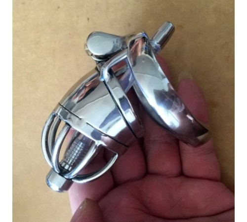 Stainless Steel Male Chastity Device / Stainless Steel Chastity Cage ZC088