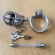 Stainless Steel Male Chastity Device / Stainless Steel Chastity Cage ZC088