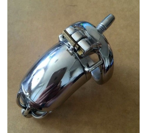 Stainless Steel Male Chastity Device / Stainless Steel Chastity Cage ZC089