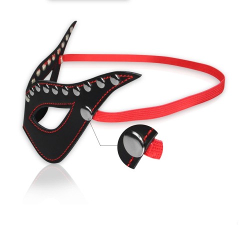 Кожаная фетиш маска Bondage Fetish Masquerade Mask