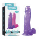 Фаллоимитатор на присоске фиолетовый Jelly Studs Crystal Dildo Large