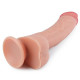 Двухслойный силиконовый масажер Dual layered Platinum Silicone Cock Flesh