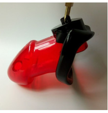 Пояс  Rikers Locking Chastity Device Red