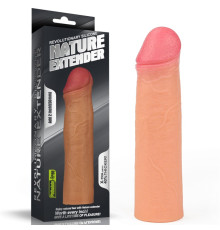 Удлиняющая насадка на пенис Revolutionary Silicone Nature Extender Flesh