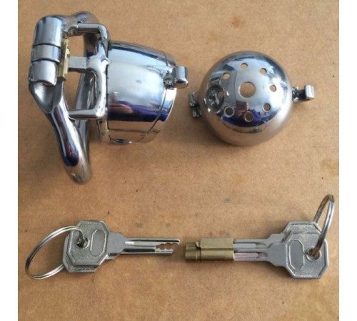 Stainless Steel Male Chastity Device / Stainless Steel Chastity Cage