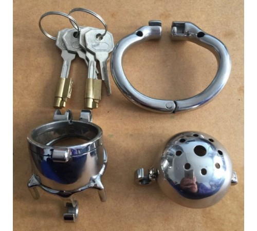 Stainless Steel Male Chastity Device / Stainless Steel Chastity Cage