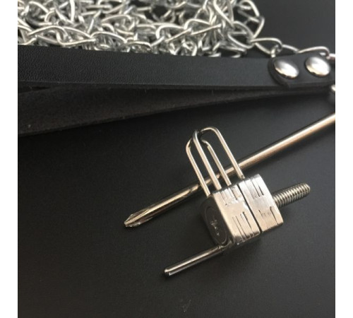 Stainless Steel Nose Clip With Metal Chain