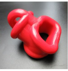 TPR Annex Erection Enhancer Sex-Toys for Men - Red