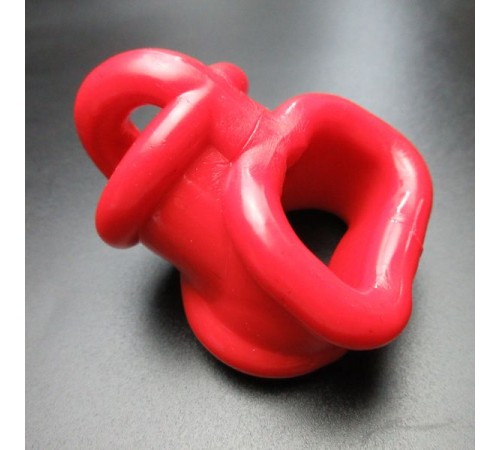 TPR Annex Erection Enhancer Sex-Toys for Men - Red